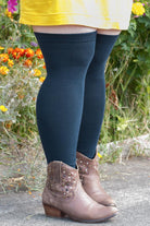 Extraordinary Thigh High Socks - Navy