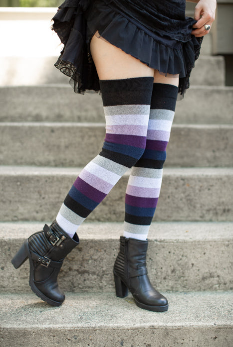 Extraordinary Elemental Stripes Thigh High - Spirit