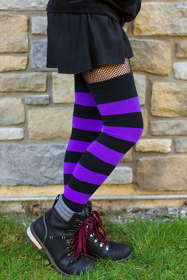 Extraordinary Programming Socks - Black/Purple