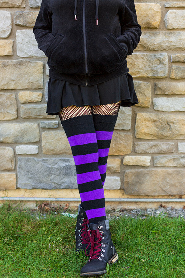 Extraordinary Programming Socks - Black & Purple