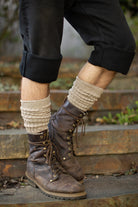 Cotton Slouch Socks - Sand