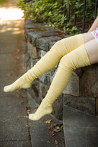 Long Cuffable Scrunchable Socks - Daffodil