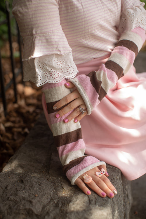 M Sleeves - Neapolitan Dessert Stripe