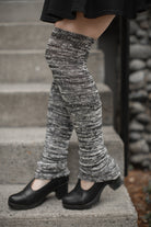 Marled Scrunchable Leg Warmer - Black