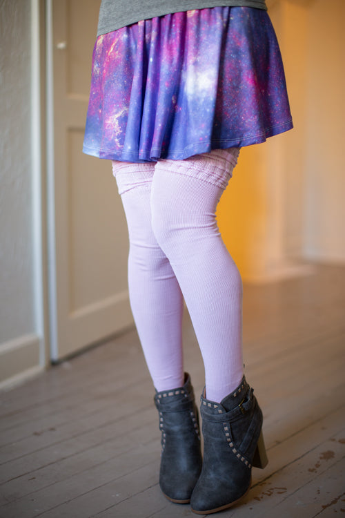 N40 Thigh High Socks - Pink