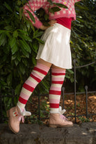 Strawberry Shortcake Stripes Thigh High Socks - Large