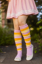 Sherbet Stripes Thigh High - Dreamsicle