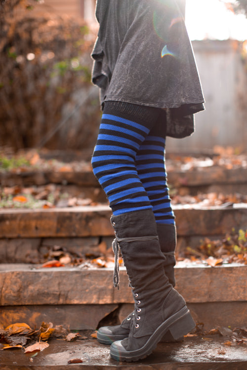 Super Stripes - Black/Royal