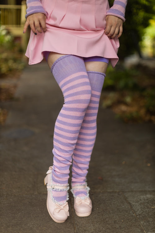 Super Stripes - Lilac/Pink