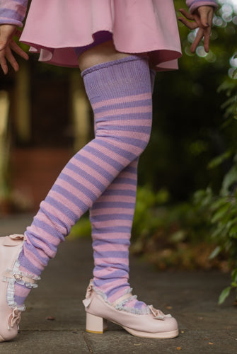 Super Stripes - Lilac/Pink