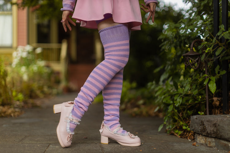 Super Stripes - Lilac/Pink