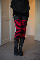 Super Stripes Longer - Black/Red