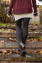 Signature Cotton Tights - Black - OS