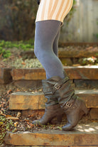 Signature Cotton Tights - Heather Denim - OS