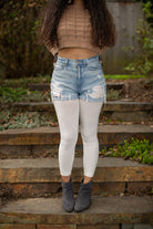 Signature Cotton Leggings - Ivory - OS