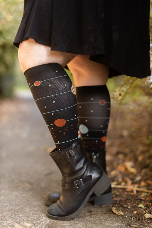 Planets Compression Knee High - Large/Extra Large