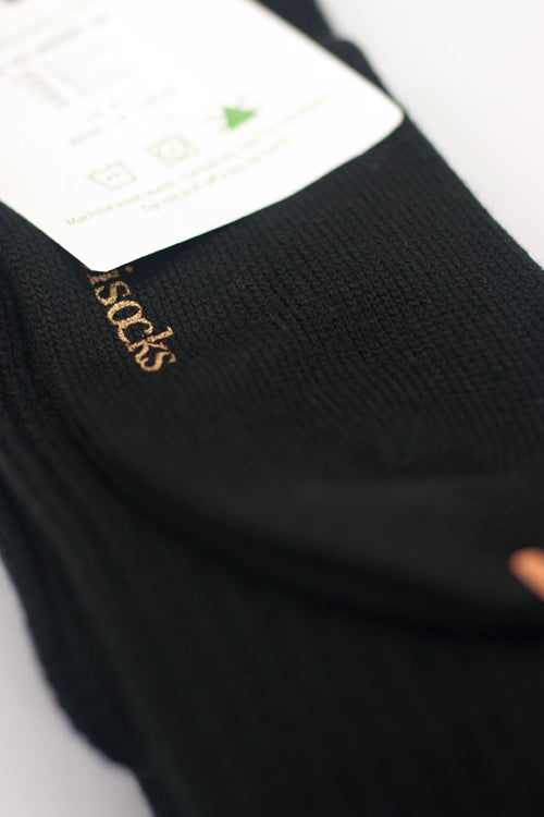 Harajuku Scrunchy Socks - Black