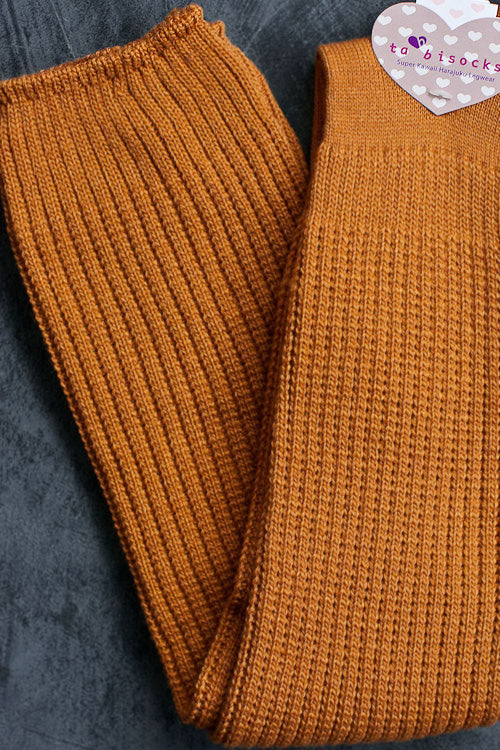 Harajuku Scrunchy Socks - Mustard