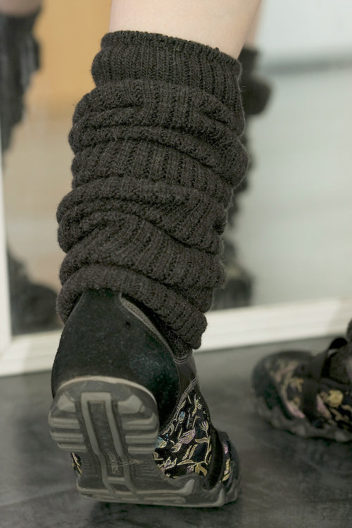 Harajuku Scrunchy Socks - Dark Grey