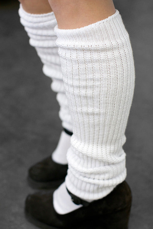 Harajuku Scrunchy Socks - White