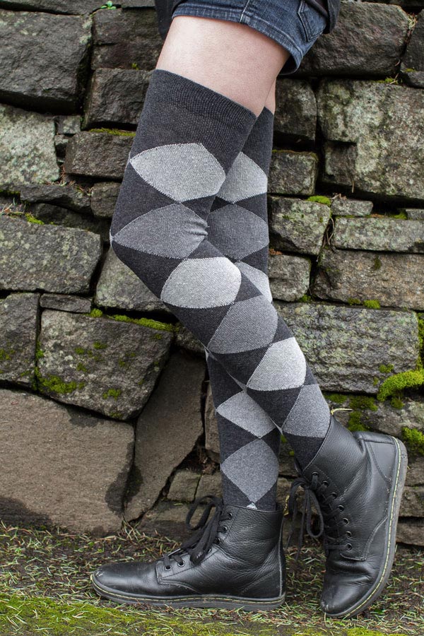 Harlequin Diamond OTK - Dark Charcoal/Charcoal/Grey