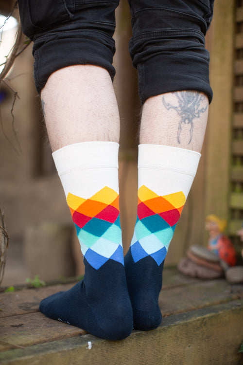 Faded Diamond Crew - Large