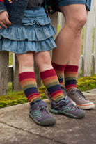 Simply Striped Tube Socks - Harvest Rainbow