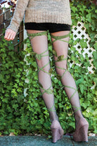 Ivy Shimmer Garter Leg Wrap