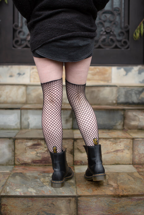 Topless Industrial Net Stockings