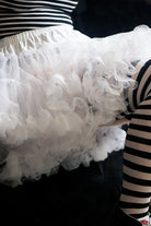 Plus Size Layered Tulle Petticoat - White - 1x-2x