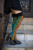 Tie Dye Flowering Vine Stockings - Classic