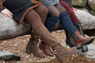 Long Cuffable Scrunchable Socks - Dark Brown