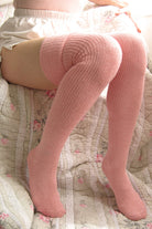 Long Cuffable Scrunchable Socks - Pink
