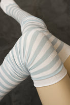 M Stripes - White/Light Blue