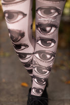 Brigitte Printed Tights - Extra Small