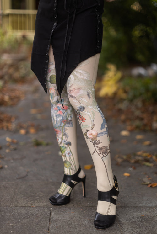 Dragees Printed Tights - Extra Small