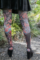 Petit Matin Printed Tights - Small