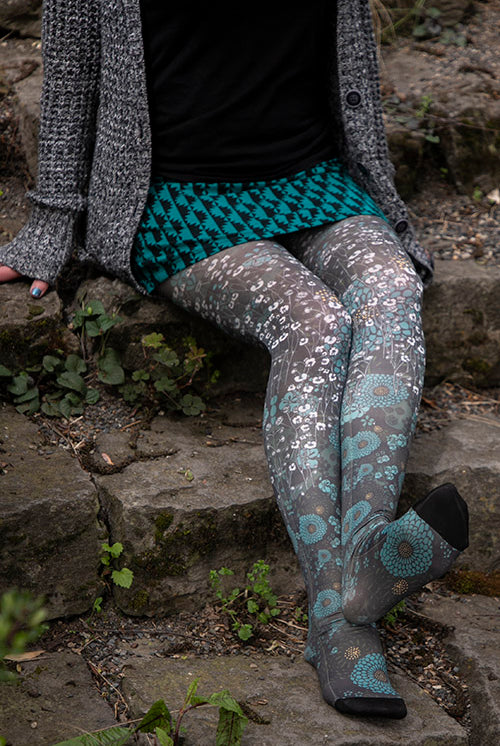 Lisbeth Printed Tights - Large