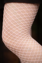 Mini Diamond Net Pantyhose - Baby Pink