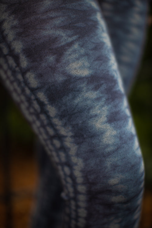High Waisted All Shibori Sublimation Leggings