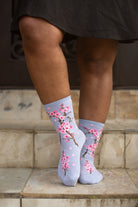 Cherry Blossom Crew - Lilac - Medium