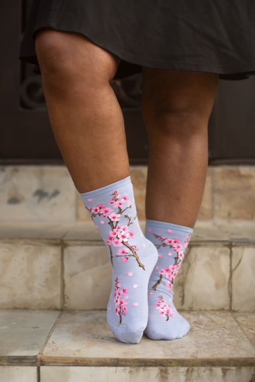 Cherry Blossom Crew - Lilac - Medium