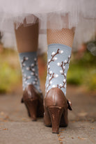 Pussy Willow Crew - Slate Blue
