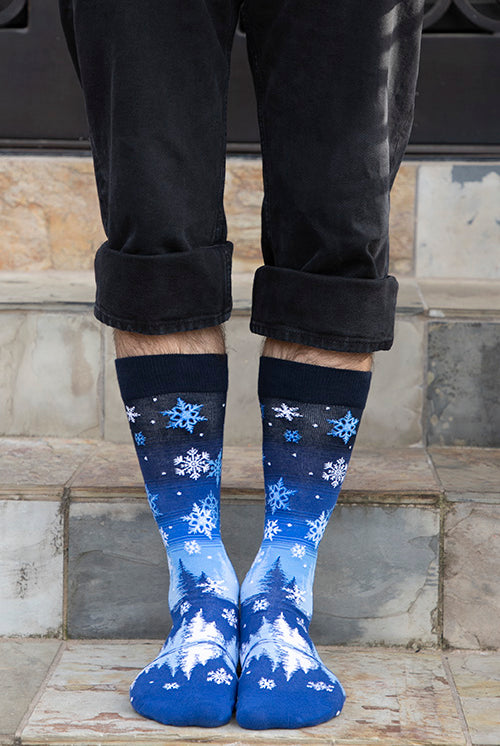 Snowflakes Crew - Large