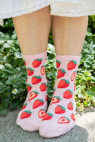 Sweet Strawberries Crew - Pink