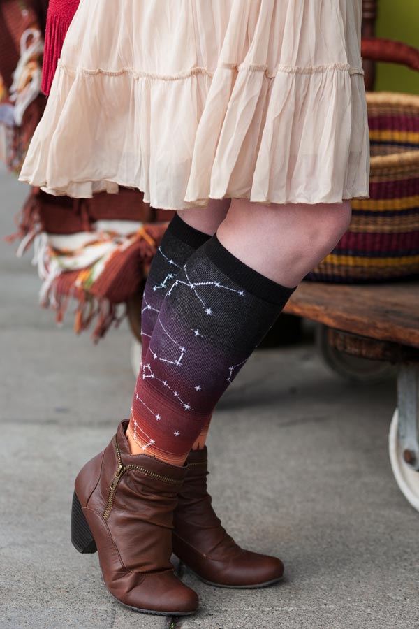 Under the Stars Knee High - Afterglow