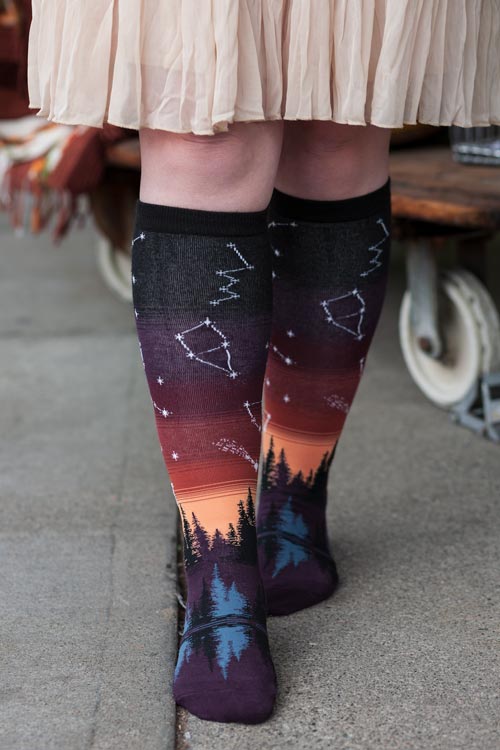 Under the Stars Knee High - Afterglow