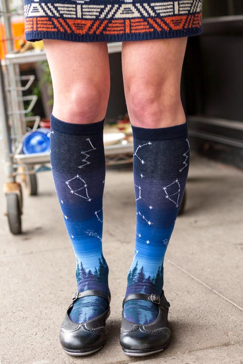 Under the Stars Knee High - Into the Blue