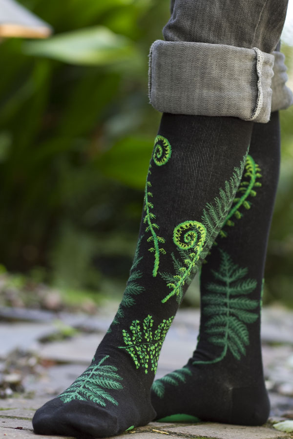 Ferns and Fiddleheads Knee High