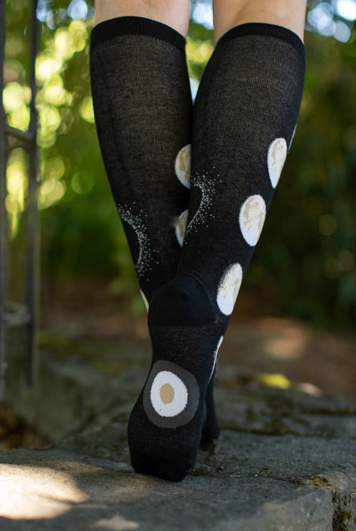 Moon Phases Knee High